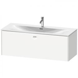 Тумба под раковину Duravit Brioso, 122х47,9х44,4 см, подвесная, 1 выдвижной ящик, ДСП, цвет: белый глянец, шкафчик навесной, механизм доводчика, прямоугольная, правая/левая, в ванную комнату
