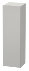 Пенал Duravit DuraStyle, 40x36x140 см, подвесной, (правый), с дверцей, с полкой, со стеклянными полками, цвет: бетонно-серый/белый матовый, в ванную комнату