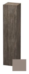 Пенал Duravit DuraStyle, 40x36x180 см, подвесной, (правый), с дверцей, с полкой, со стеклянными полками, цвет: сосна терра/базальт, в ванную комнату