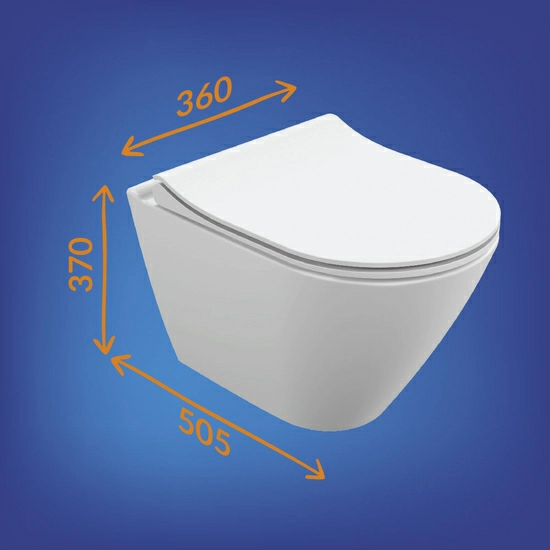 Комплект унитаза с инсталляцией Cersanit CITY SMART DPL EO slim инсталляция AQUA 50 PRIME P кнопка ACCENTO CIRCLE пластик хром глянцевый LP