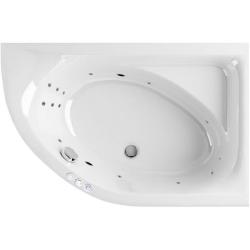 Ванна Excellent Aquarella SMART, 150х100 см, акриловая, цвет- белый/хром, (с гидромассажем), с каркасом, асимметричная, правосторонняя, правая, приставная/встраиваемая