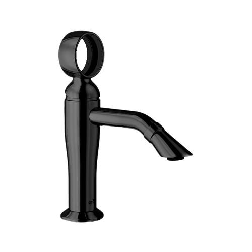 Смеситель для раковины Webert Opera однорычажный, неповоротный, длина 131 мм, латунь, цвет черный