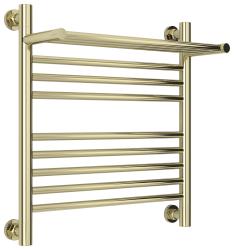 Полотенцесушитель Сунержа "Богема+ с полкой" 500х500 водяной, цвет шампань