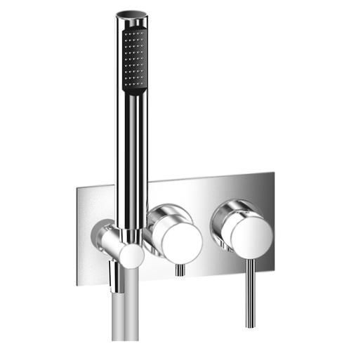 Смеситель для душа Webert Elio однорычажный, скрытого монтажа, керамический, настенный, без излива/шланга/лейки, латунь хром