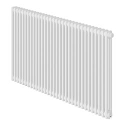 Радиатор Royal Thermo Insignia VC2050 стальной 2 трубчатый, 32 секции, нижнее подключение, для отопления квартиры, дома, водяные, мощность 1984 Вт, настенный, цвет белый RAL9016
