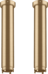 Потолочное подсоединение для верхнего душа Axor ShowerHeaven 1200/300 4jet, удлинение 23 см, цвет: шлифованная бронза, латунный для душа/ванной/душевой кабины, на потолок, кронштейн, наружний монтаж