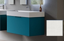 Тумба под раковину Cezares Premium 70, 70х44х25 см, подвесная, цвет: белый матовый, 1 выдвижной ящик, МДФ, шкафчик навесной, механизм доводчика, прямоугольная