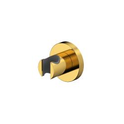 Держатель для душевой лейки Whitecross Y, настенный, латунь, округлый, для душа/ванной/душевой кабины, цвет золото