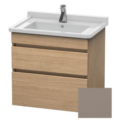 Тумба/шкафчик для консоли/столешницы Duravit DuraStyle под раковину 60х47,8х51,2 см, подвесная, ДСП, цвет: дуб европейский/базальт, 2 выдвижных ящика, прямоугольная