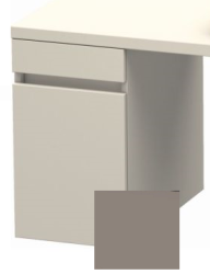 Тумба/шкафчик для консоли/столешницы Duravit DuraStyle под раковину 40х47,8х51,2 см, подвесная, ДСП, цвет: серо-коричневый/базальт, 1 выдвижной ящик, прямоугольная