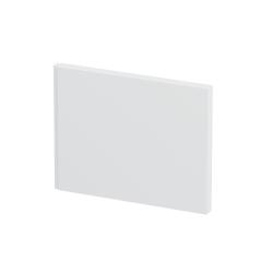 Панель боковая Corpa Nera для ванны 70 см, пластик, цвет: белый, (экран для ванны), прямоугольная, торцевая панель, универсальная, левая/правая, левосторонняя/правосторонняя, для ванны