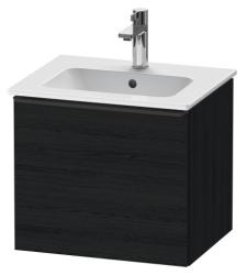Тумба под раковину Duravit D-Neo, 51х40,2х44 см, подвесная, 1 выдвижной ящик, ДСП, цвет: дуб черный, шкафчик навесной, прямоугольная, правая/левая, в ванную комнату