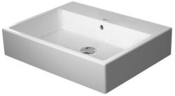 Раковина DURAVIT Vero Air WonderGliss 60х47х16,5 см, накладная, прямоугольная, санфарфор, цвет белый, без отверстия под смеситель, антигрязевое покрытие, без перелива