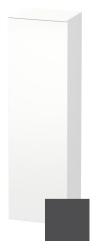 Пенал Duravit DuraStyle, 40x36x180 см, подвесной, (левый), с дверцей, с полкой, со стеклянными полками, цвет: графит/белый матовый, в ванную комнату