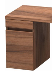 Тумба/шкафчик для консоли/столешницы Duravit DuraStyle под раковину 30х54,8х51,2 см, подвесная, ДСП, цвет: орех, 1 выдвижной ящик, прямоугольная