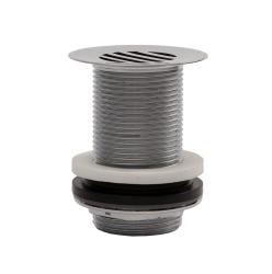 Донный клапан Arrowhead 1-1/4", 80 мм без перелива, хром, латунный, круглый, для раковины, без перелива, для раковины/умывальника