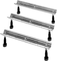 Ножки для ванны Duravit Universal, для ванны/душевого поддона, 55x8,5x13 см, металлические, цвет серый, четыре точки опоры, для ванн и душевых поддонов с боковой длиной >150 см, акриловых ванн/поддонов