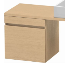 Тумба/шкафчик для консоли/столешницы Duravit DuraStyle под раковину 40х47,8х51,2 см, подвесная, ДСП, цвет: натуральный дуб, 1 выдвижной ящик, прямоугольная
