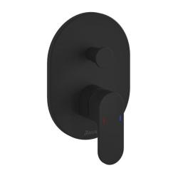 Смеситель для душа Ravak Chrome, встариваемый, однорычажный, без излива, керамический картридж, латунь, цвет черный матовый