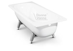 Ванна ВИЗ Donna Vanna 140х70, стальная, с ножками, цвет- белая DV-45901