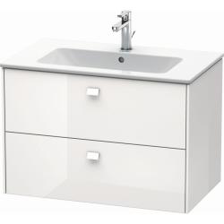 Тумба под раковину для консоли/столешницы Duravit Brioso 102х55х44,2 см, подвесная, ДСП, цвет: белый глянец, 2 выдвижных ящика, прямоугольная