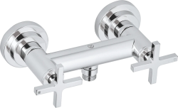 Смеситель для ванны/душа KLUDI NOVA FONTE CLASSIC настенный, двухвентильный, без излива, латунь, цвет хром