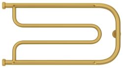 Полотенцесушитель Сунержа "Гусли+" 2 полки 320х650 н.г., водяной, цвет матовое золото