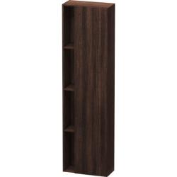 Пенал Duravit DuraStyle, 50x24x180 см, подвесной, (правый), с дверцей, с закрытыми/открытыми полками, цвет: каштан темный, в ванную комнату