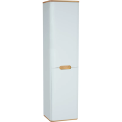 Пенал Vitra Sento 40, 400х1575х350 мм, подвесной, (правый), 1 распашная дверца/бельевая корзина, цвет белый матовый, в ванную комнату, влагостойкий, правосторонний
