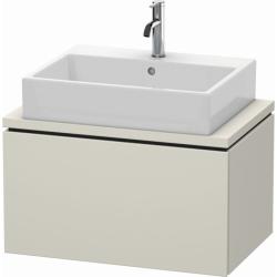 Тумба под раковину для консоли/столешницы Duravit L-Cube 72х47,7х40 см, подвесная, ДСП, цвет: серо-коричневый, 1 выдвижной ящик, прямоугольная