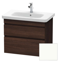 Тумба под раковину для консоли/столешницы Duravit DuraStyle 80х54,8х51,2 см, подвесная, ДСП, цвет: каштан темный/белый матовый, 2 выдвижных ящика, прямоугольная Тумба под раковину для консоли/столешницы Duravit DuraStyle 80х54,8х51,2 см, подвесная, ДСП, цвет: каштан темный/белый матовый, 2 выдвижных ящика, прямоугольная