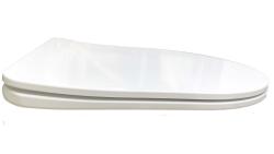 Cиденье для унитаза Aquatek Европа 42х36х3,5 см дюропласт, цвет белый, с крышкой, быстросъемное, микролифт (SoftClose), крепления металлические