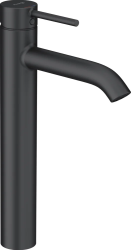 Смеситель для раковины/умывальника KLUDI BOZZ однорычажный, неповоротный, высокий, длина излива 170 мм, латунь, цвет черный матовый