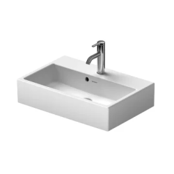 Раковина DURAVIT Vero Air, 60х40х16,5 см, подвесная, прямоугольная, санфарфор, цвет белый, без отверстия под смеситель, без перелива