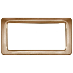 Декоративная рамка ALVEUS для перелива COPPER, 5х2 см, прямоугольная, нержавеющая сталь, цвет медь