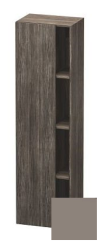Пенал Duravit DuraStyle, 50x36x180 см, подвесной, (левый), с дверцей, с закрытыми/открытыми полками, цвет: сосна терра/базальт, в ванную комнату