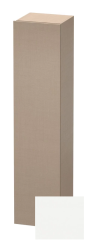 Пенал Duravit DuraStyle, 40x36x180 см, подвесной, (правый), с дверцей, с полкой, со стеклянными полками, цвет: лен/белый матовый, в ванную комнату