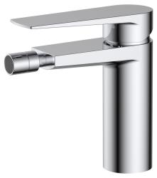 Смеситель для биде BelBagno Carin, однорычажный, длина излива 120 мм, неповоротный, керамический, латунь, цвет хром