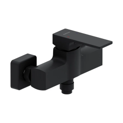 Смеситель для душа Damixa Gala однорычажный, керамический, настенный, без излива/шланга/лейки, латунь, цвет черный матовый