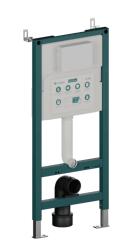 Инсталляция Knotlor Momentum без клавиши (конпки) смыва, система для подвесного унитаза, со скрытым смывным бачком (бак), комплект, размеры рамы (каркас) 500х1325х120 мм, скрытая