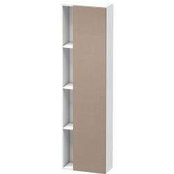 Пенал Duravit DuraStyle, 50x24x180 см, подвесной, (правый), с дверцей, с закрытыми/открытыми полками, цвет: лен/белый матовый, в ванную комнату