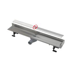 Водоотводящий желоб Alcaplast Fit and Go APZ23-DOUBLE9-950 пристенный L=950мм, сифон, двусторонняя решетка