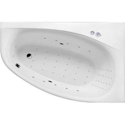 Ванна Excellent Kameleon NANO, 170х110 см, акриловая, цвет- белый/хром, (с гидромассажем), с каркасом, асимметричная, правосторонняя, правая, приставная/встраиваемая