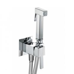 Гигиенический душ Webert Pegaso со смесителем/лейкой, для унитаза/биде, однорычажный, скрытого монтажа/встраиваемый, настенный, керамический, латунь, цвет хром