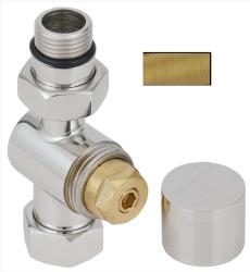 Вентиль Сунержа прямой под шестигранник G 1/2" НР х G 3/4", цвет состаренная латунь