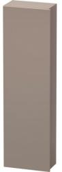 Пенал Duravit DuraStyle, 40x24x140 см, подвесной, (левый), с дверцей, с полкой, со стеклянными полками, цвет: базальт, в ванную комнату