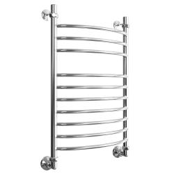 Полотенцесушитель Двин K 80/50, водяной (1"-1/2" К3  Полированный), универсальное подключение, нержавеющая сталь, настенный, форма лесенка, цвет хром