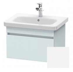 Тумба/шкафчик для консоли/столешницы Duravit DuraStyle под раковину 50х47,8х51,2 см, подвесная, ДСП, цвет: светло-голубой/белый матовый, 1 выдвижной ящик, прямоугольная