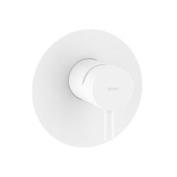 Смеситель для душа Ravak Espirit, встраиваемый, однорычажный, без излива/без душевого набора, керамический, латунь, цвет белый вельвет