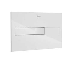 Кнопка смыва Roca Duplo One PL-2 цвет белый, размер 250 х 160 х 10 мм, клавиша управления для сливного бачка, инсталляции, один режим слива, механическая, панель